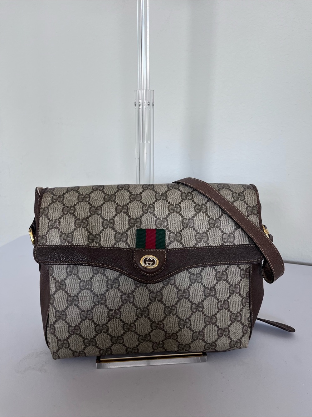 GUCCI OPHIDIA VINTAGE CROSSBODY BAG.